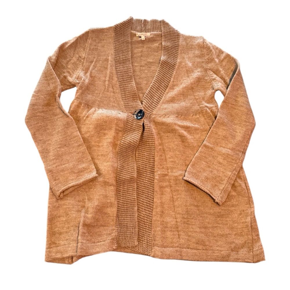 Elisabetta Italian Wool Mohair Sweater Longline Babydoll Cardigan